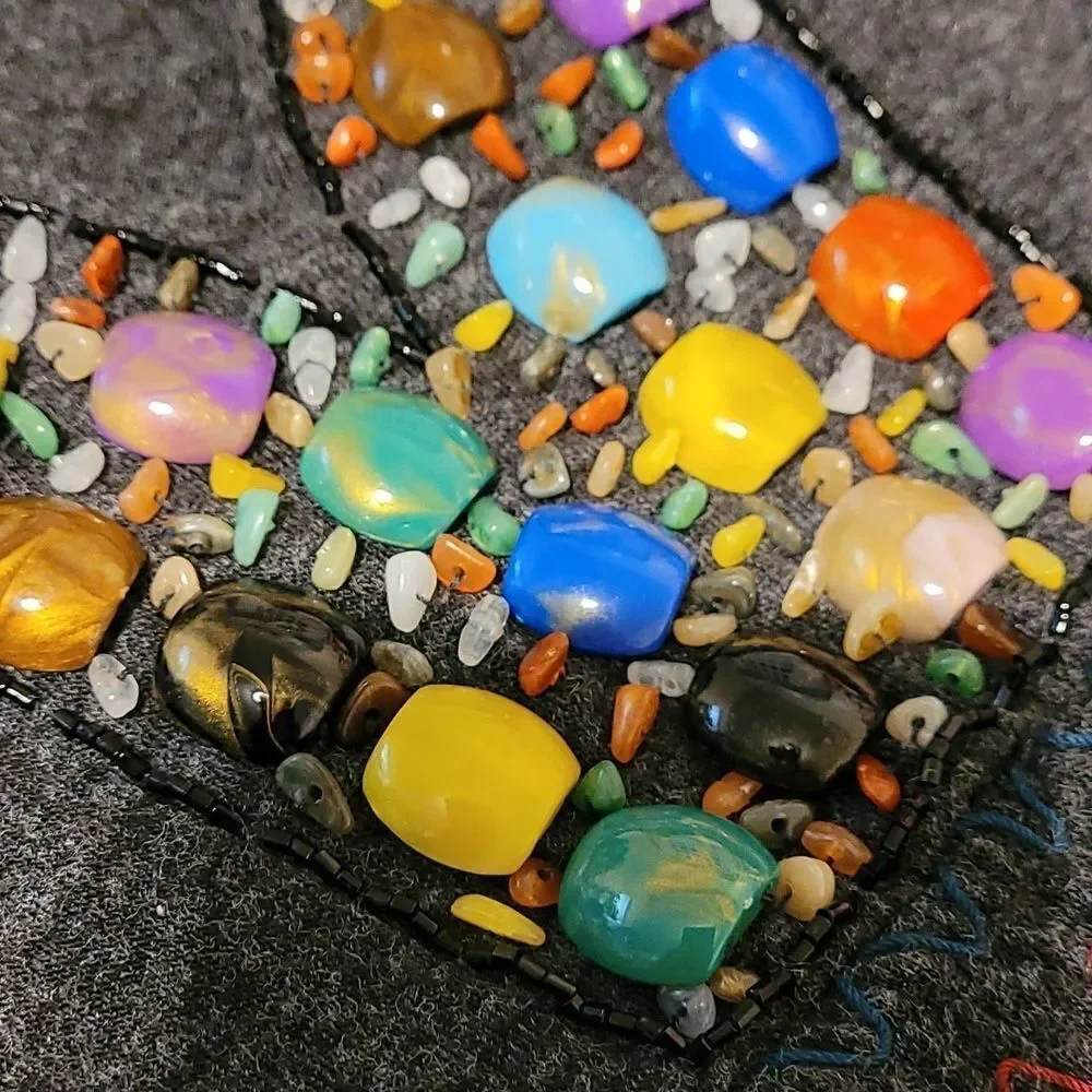 ‎Yahada boho stone dress